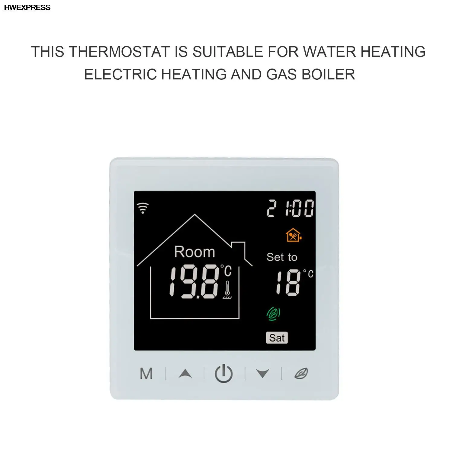 WiFi Smart Thermostat Warm Electric Floor Heating Water/Gas Boiler Temperature Remote Controller APP Work with Google Home Alexa