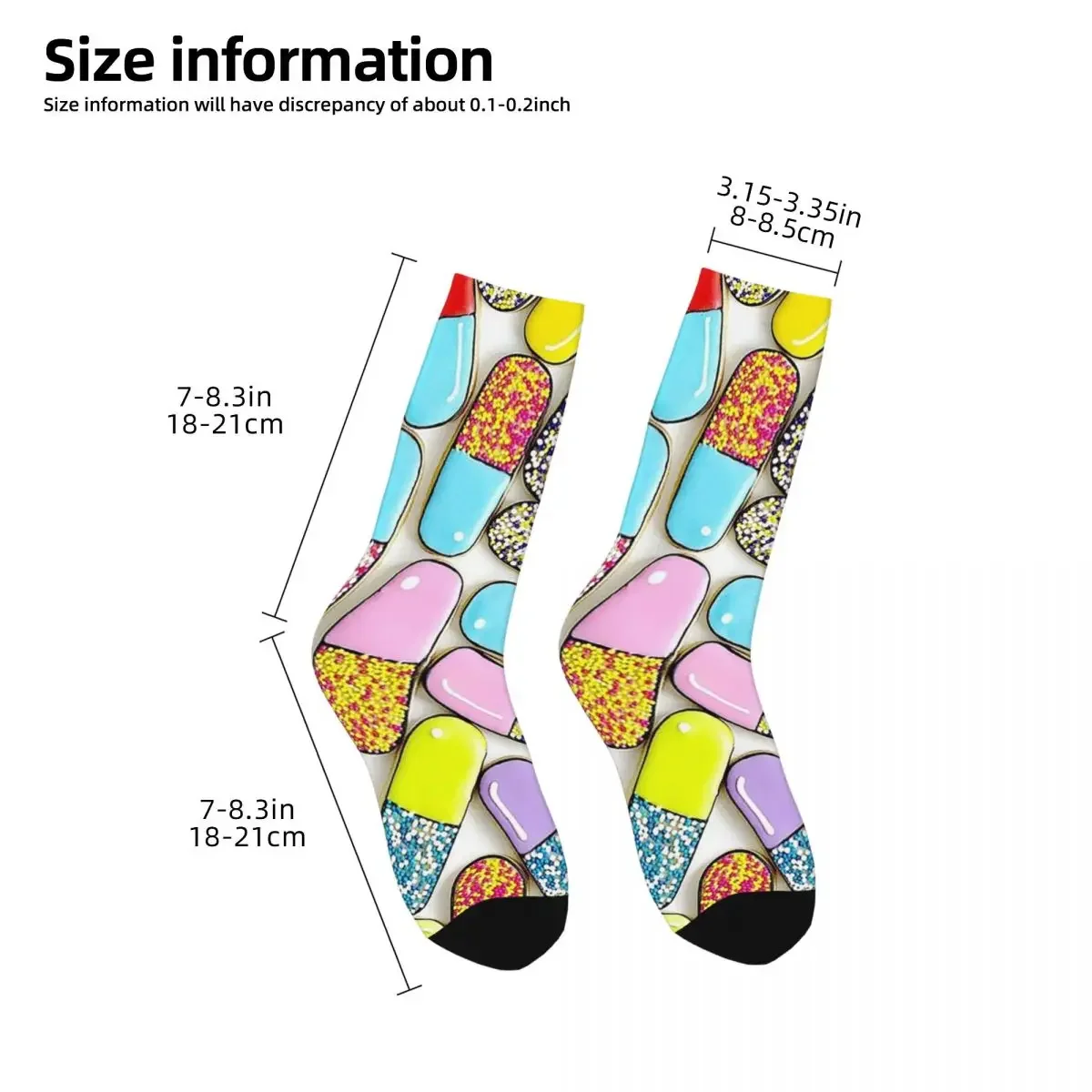 PHARBELLA-Chaussettes à Motif Y pour Homme et Femme, Bas Harajuku Super Doux, Chaussettes sulfToutes Saisons, Accessoires pour Cadeau d'Anniversaire