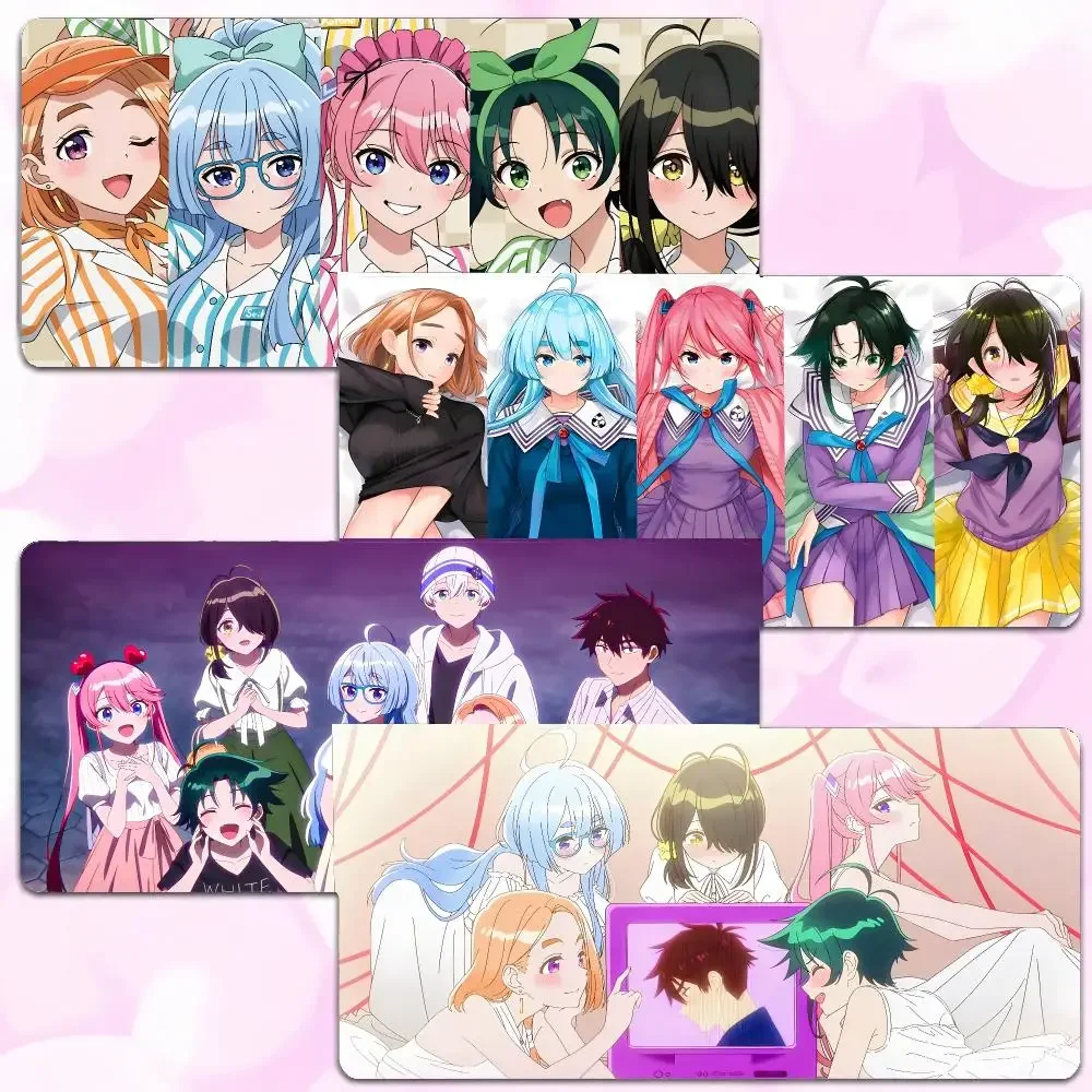 Manga Romance The Shiunji Family Children Mouse Pad Thick Lock Edge Gaming Desk Mat Large Size PC Mouse Pad Home decor