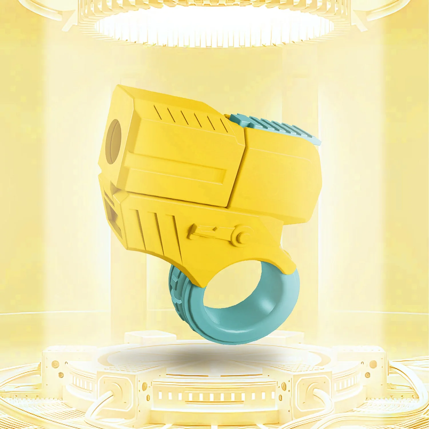 Jouets Fidget en forme de pistolet, nouveauté Fidget Spinner Flipper, soulagement de l'anxiété et jouets de bureau, décor parfait de porte-clés de pistolet à doigt