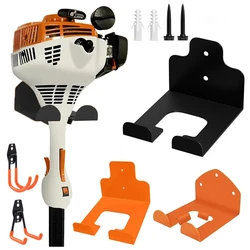 Garage Organizer Trimmer Rack Garden Power Tool Hanger Weed Whackers Holder Wall Mounted For Grass Trimmer Hedge Garden Tools