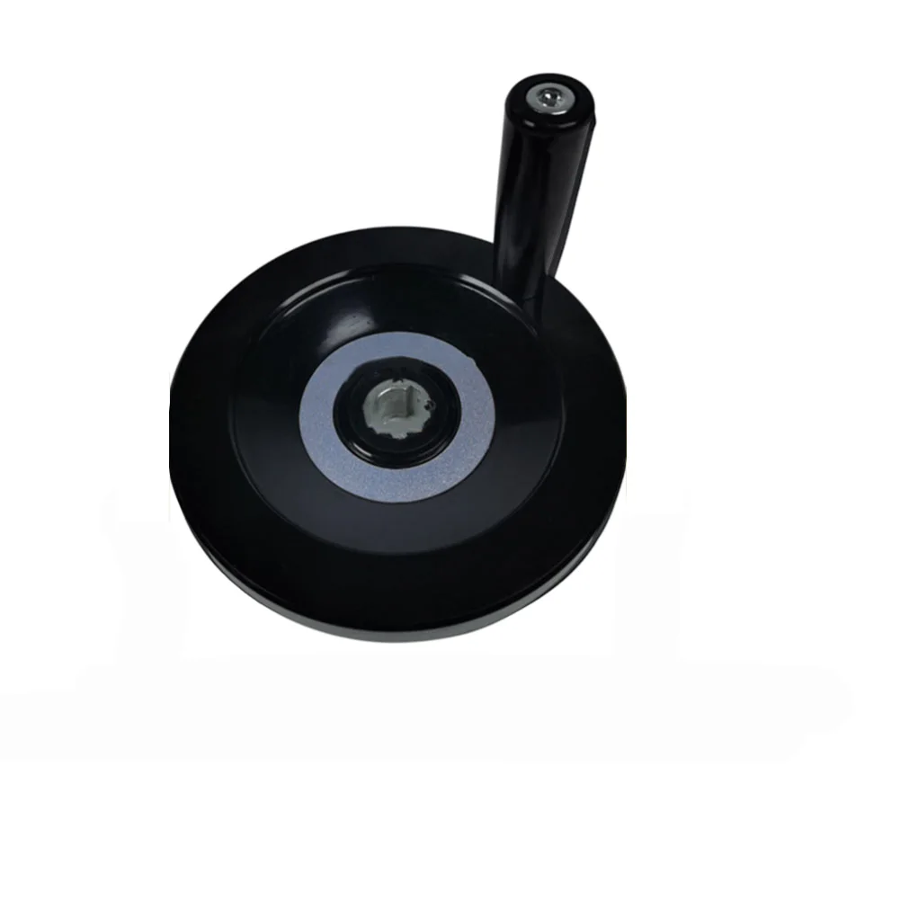 Plastic and Aluminum Alloy Hand Wheel for Machinery 155mm Diameter Revolving Handle Suitable for Professionals