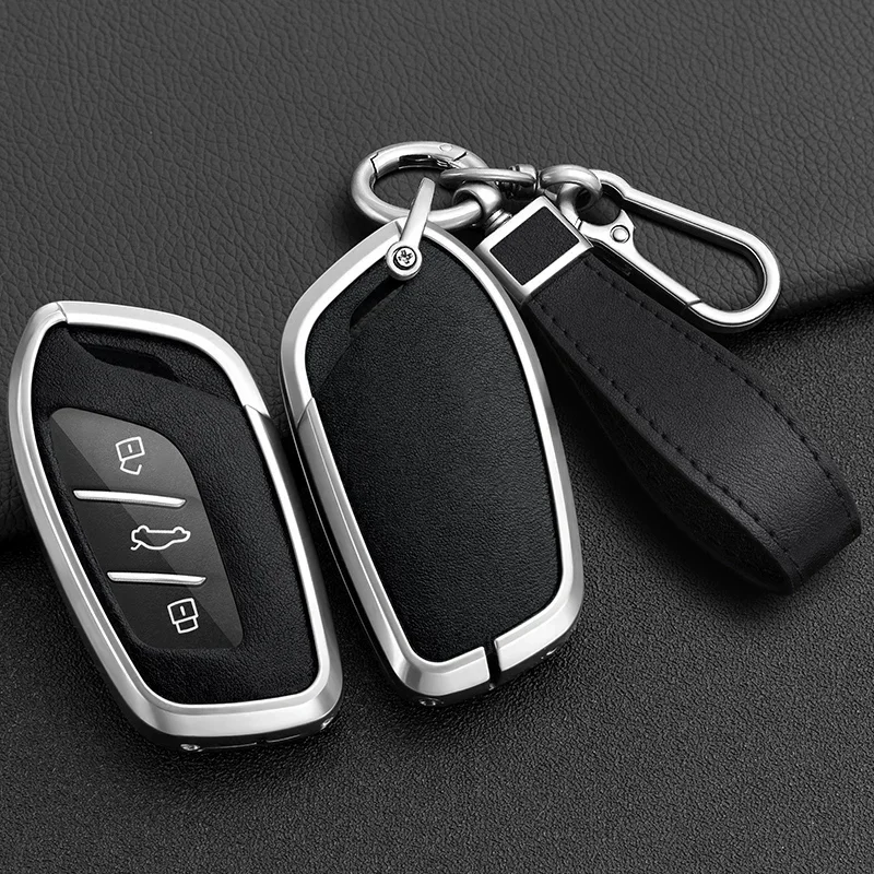 

Zinc Alloy Car Key Case Cover For Saic MG ZS EV MG6 MG4 EZS HS EHS 2019 2020 Roewe RX5 I6 I5 RX3 RX8 ERX5 MG5