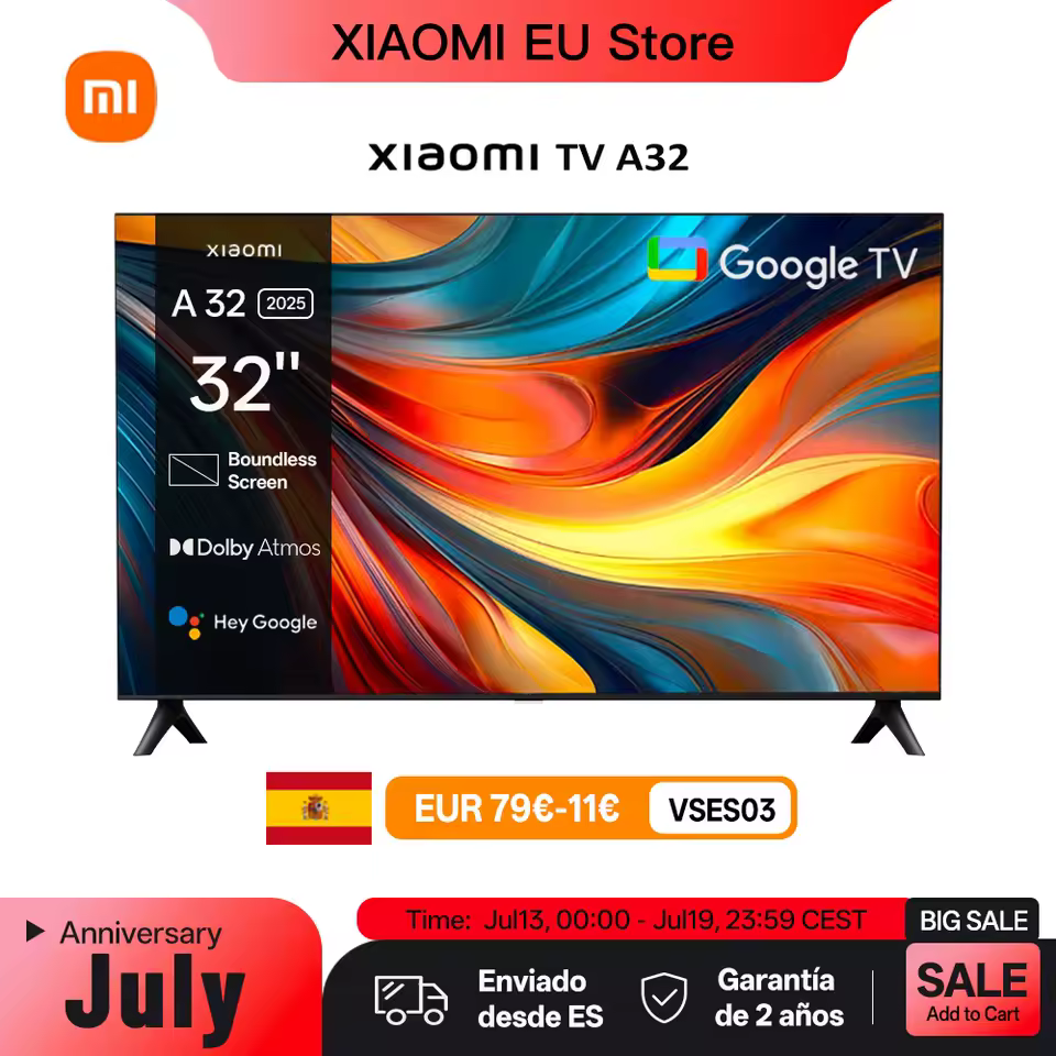 Xiaomi TV 32» – Audio Dolby™, DTS-X y DTS Virtual:X