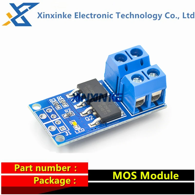 

10PCS High-power MOS Tube FET Trigger Switch Driver Module PWM Regulating Electronic Switch Control Panel 15A 400W
