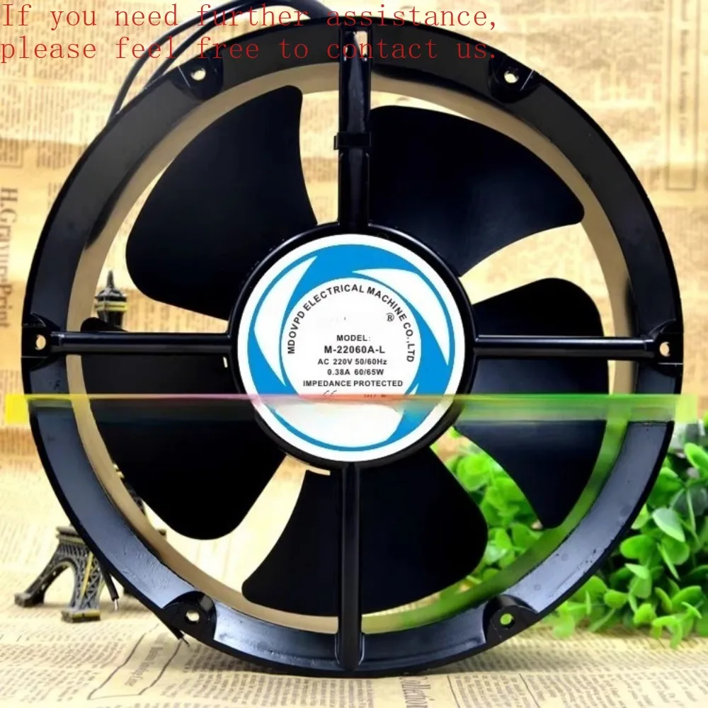 

For MDOVPD cooling fan M-22060A-L ball 220/240V high speed and low noise 1-year warranty