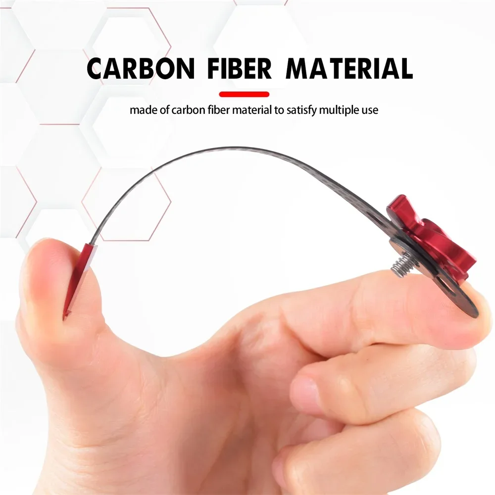 Nika Archery 3K Carbonfaser-Klicker für Recurve-Bogen Schießausrüstung Zubehör – Detail 4