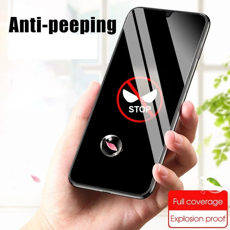 واقيات شاشة الخصوصية ثلاثية الأبعاد لهاتف OPPO Realme X3 Superzoom V5 V13 واقي مضاد للتجسس لهاتف OPPO Realme X7 X50 Pro Ultra Max Glass