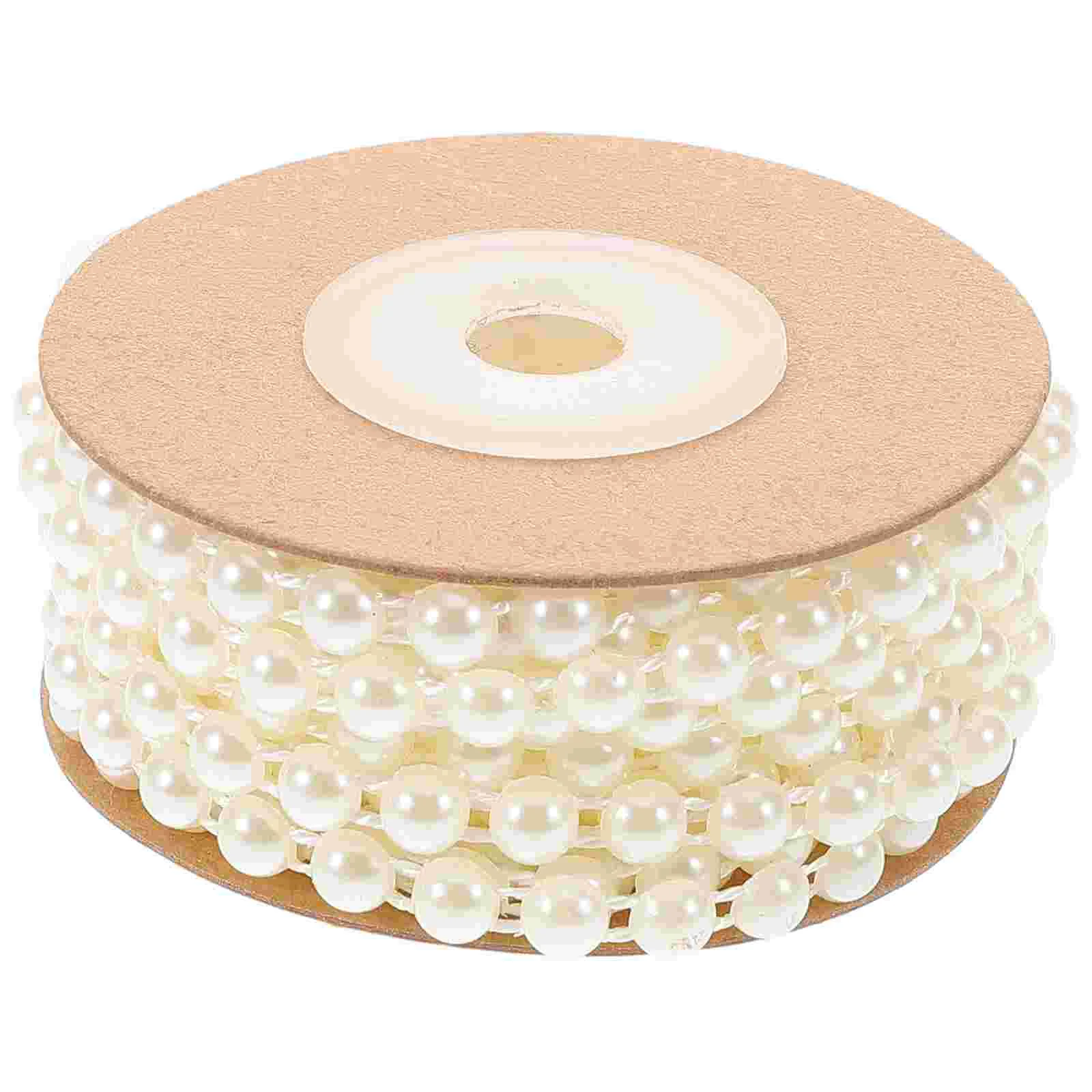 

Bead Chain Accessories Beading Garland Pearl Beads for Crafts Strands Christmas Tree Beaded Trim Rhinestones Wire