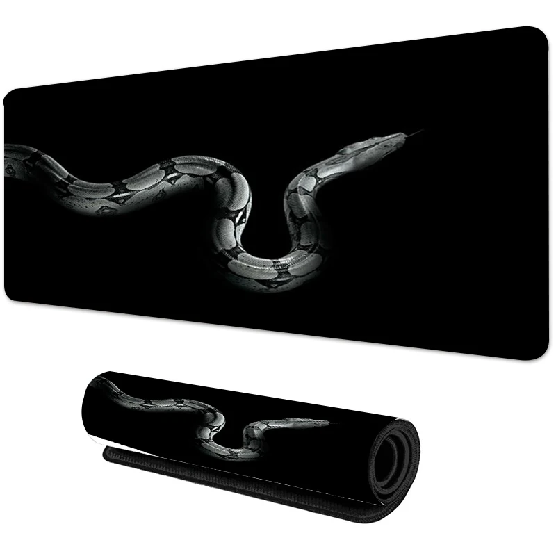 

Коврик для мыши «Змея», большие коврики для компьютерных офисных игровых настольных ковриков, резиновые противоскользящие коврики для игровой клавиатуры, коврики для мыши, длинные настольные коврики