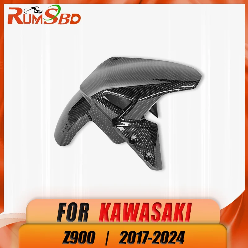 Motorcycle Front Fender Mudguard  Wheel Splash Guard Tire Hugger Accessory for Kawasaki Z900 2017-2024 2023 2022 2021 2020