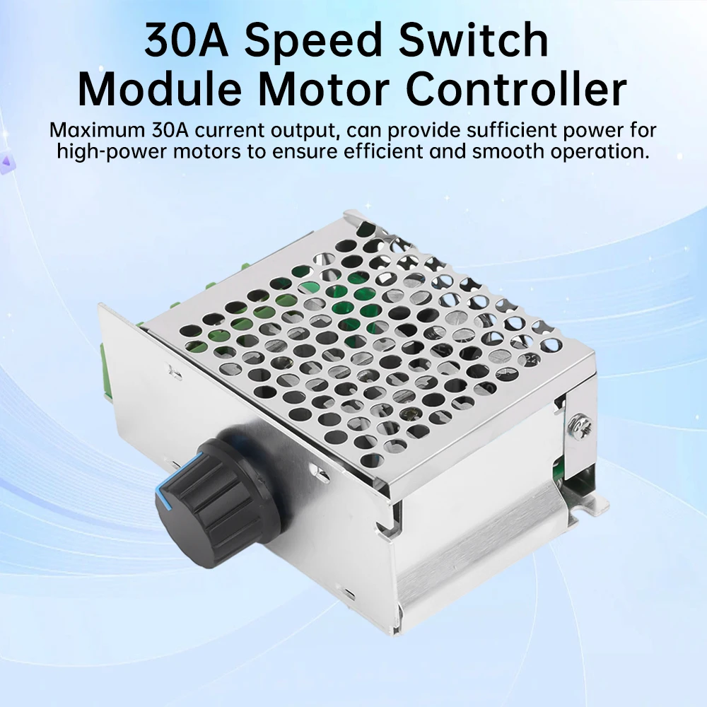 DC Motor Speed Controller PWM Controller 7-70V 30A Adjustable PWM DC Motor Speed Regulator Speed Switch Module 12V 24V 36V 48V