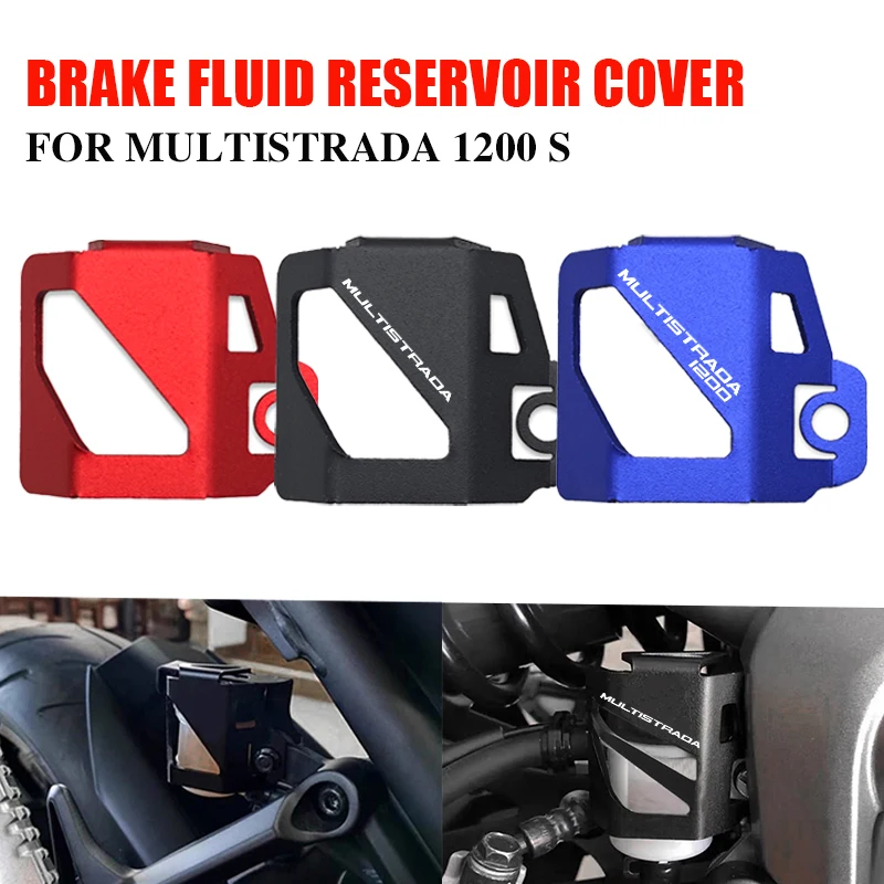 For Ducati Multistrada 950 1000 1100 1200S GT 1260 Rear Brake Fluid Reservoir Cover Guard Protection