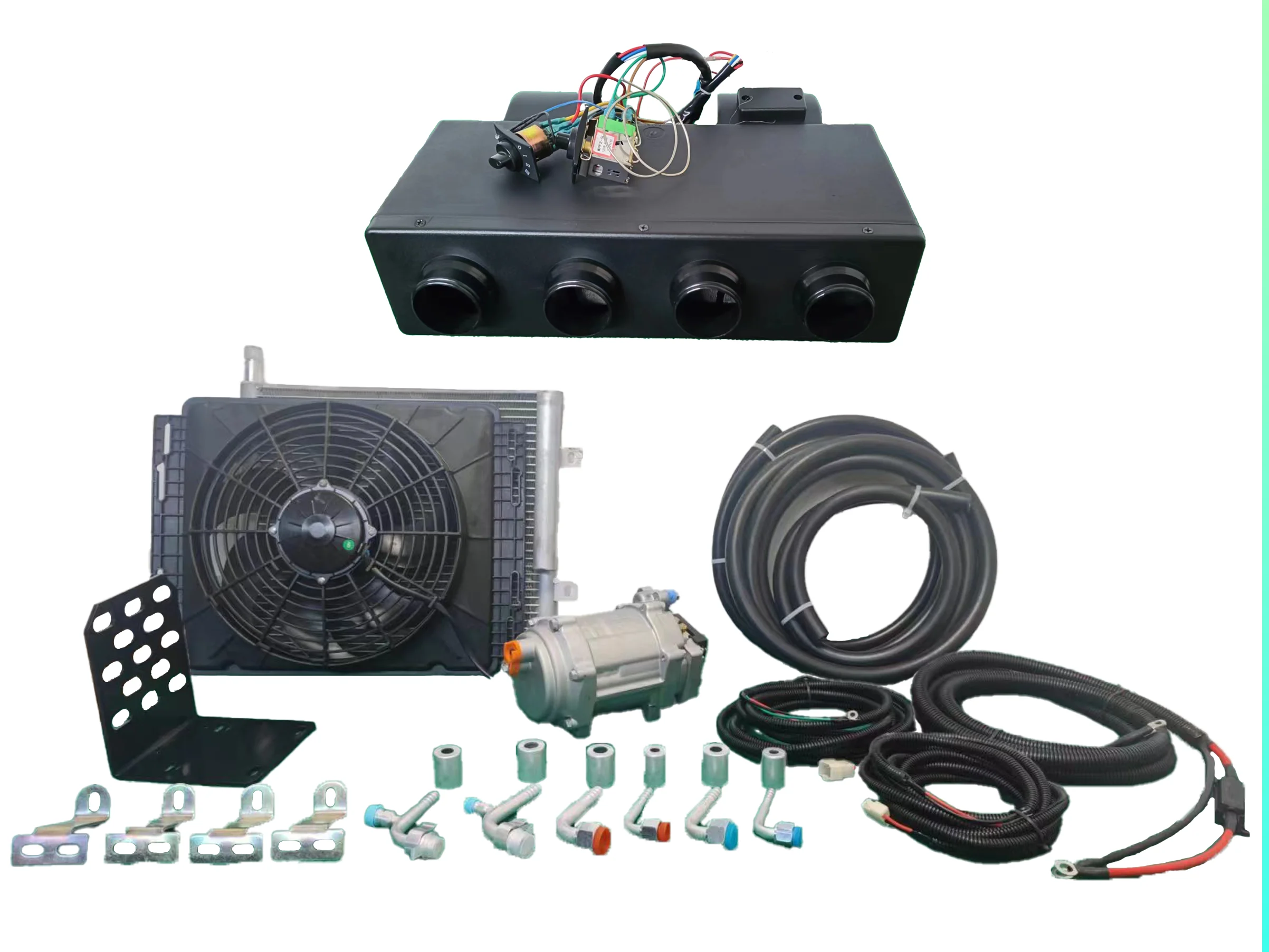 BEU-404-000 Universal Formula III Auto AC Evaporator Unit 12v/24v Small 6-Hole Single Cool LHD/RHD Oring for Cooling Heating New