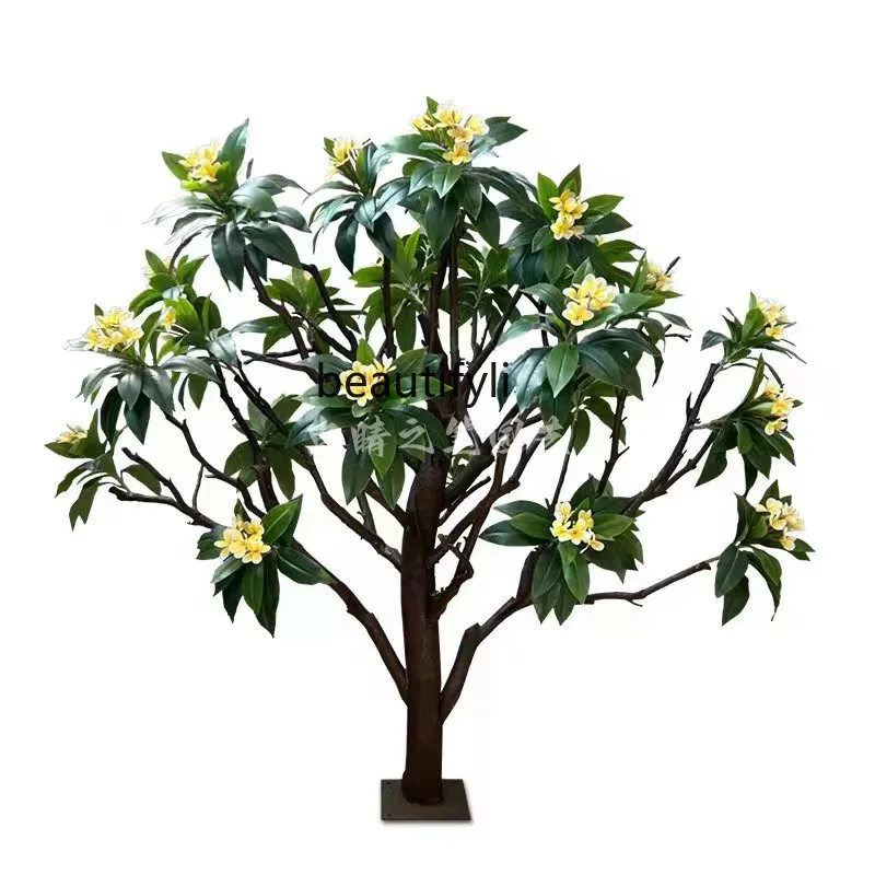 

Imitative Tree Large Plant Floor Setting Decoration Winter Jasmine Magnolia Animal Tree Bird Tree Floral Landscape