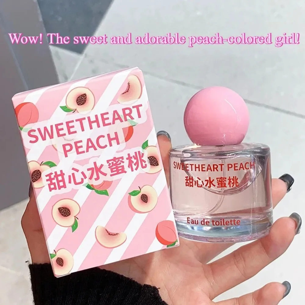 Women's Fruity Perfume 50ml Long Lasting Citrus Peach Notes Natural Fresh Niche Portable High Quality Fragrance Natural fruity