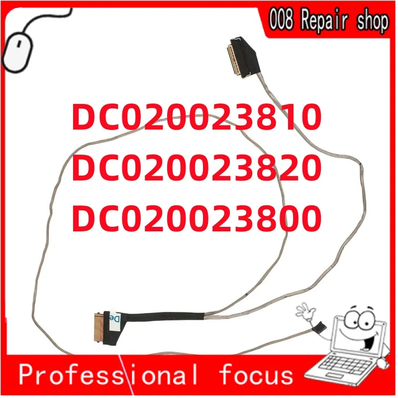 جديد الأصلي لينوفو Ideapad L340-17 L340-17IRH FG740 كاميرا خط LVDS LCD كابل DC020023800 D C020023810 DC020023820 30 دبوس.