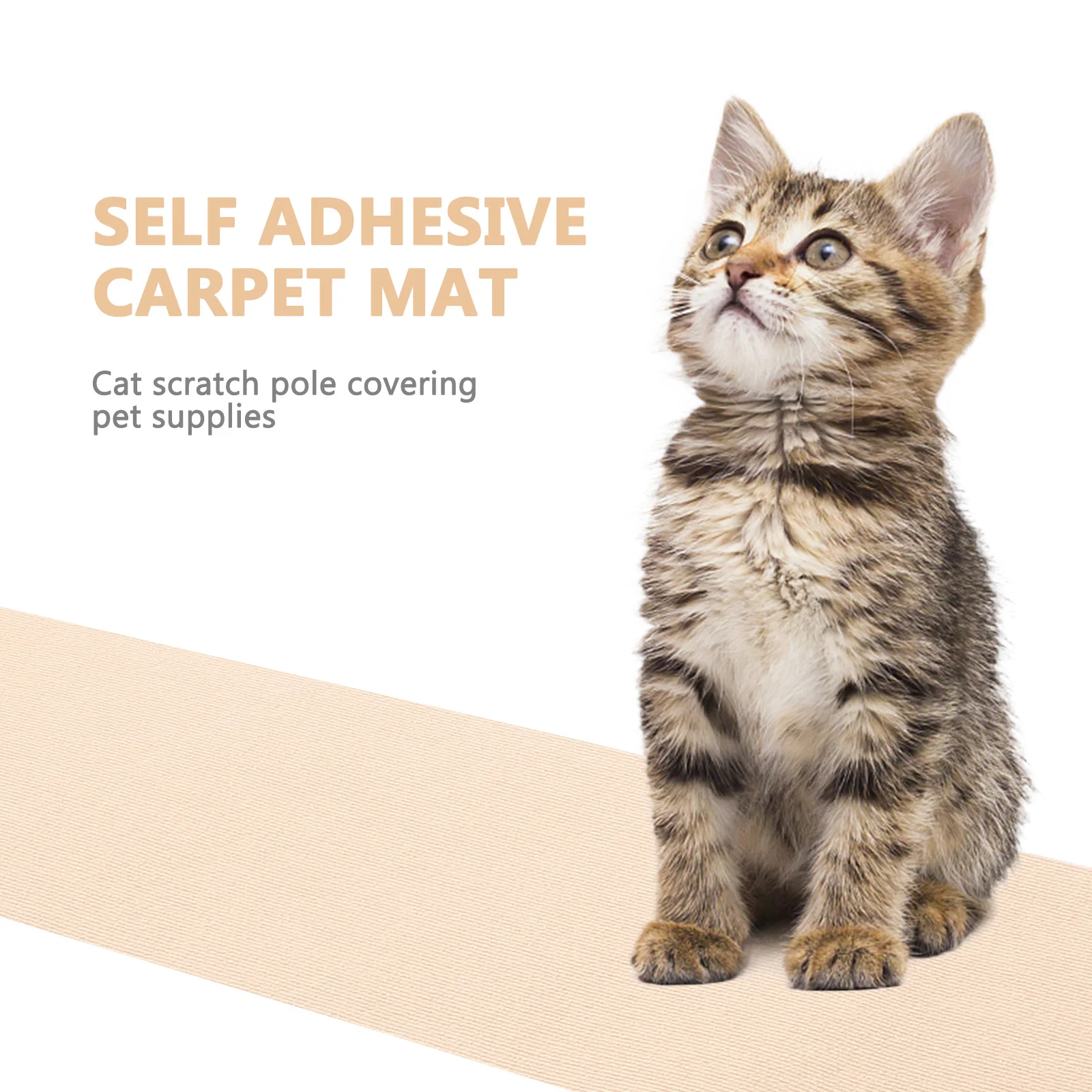 

Cat Scratcher Pad Wear-Resistant Self-Adhesive Floor Mat for Wall Wood Surface Protection Cat Scratching Post