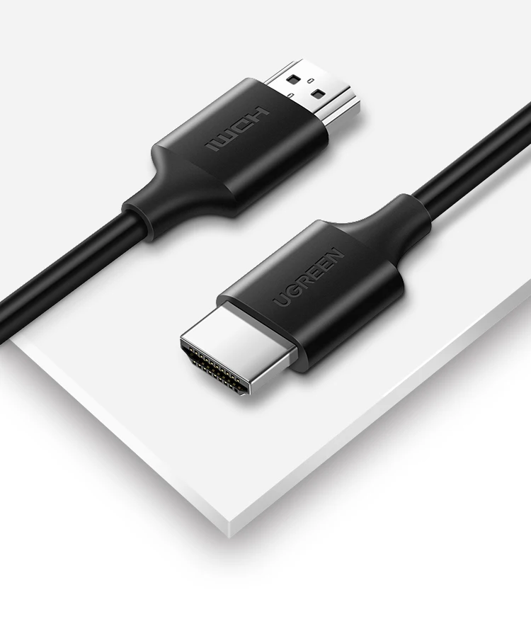 UGREEN 남성용 HDMI 케이블 어댑터 슬림하고 휴대 가능한 HDMI 케이블 고품질 디지털 케이블