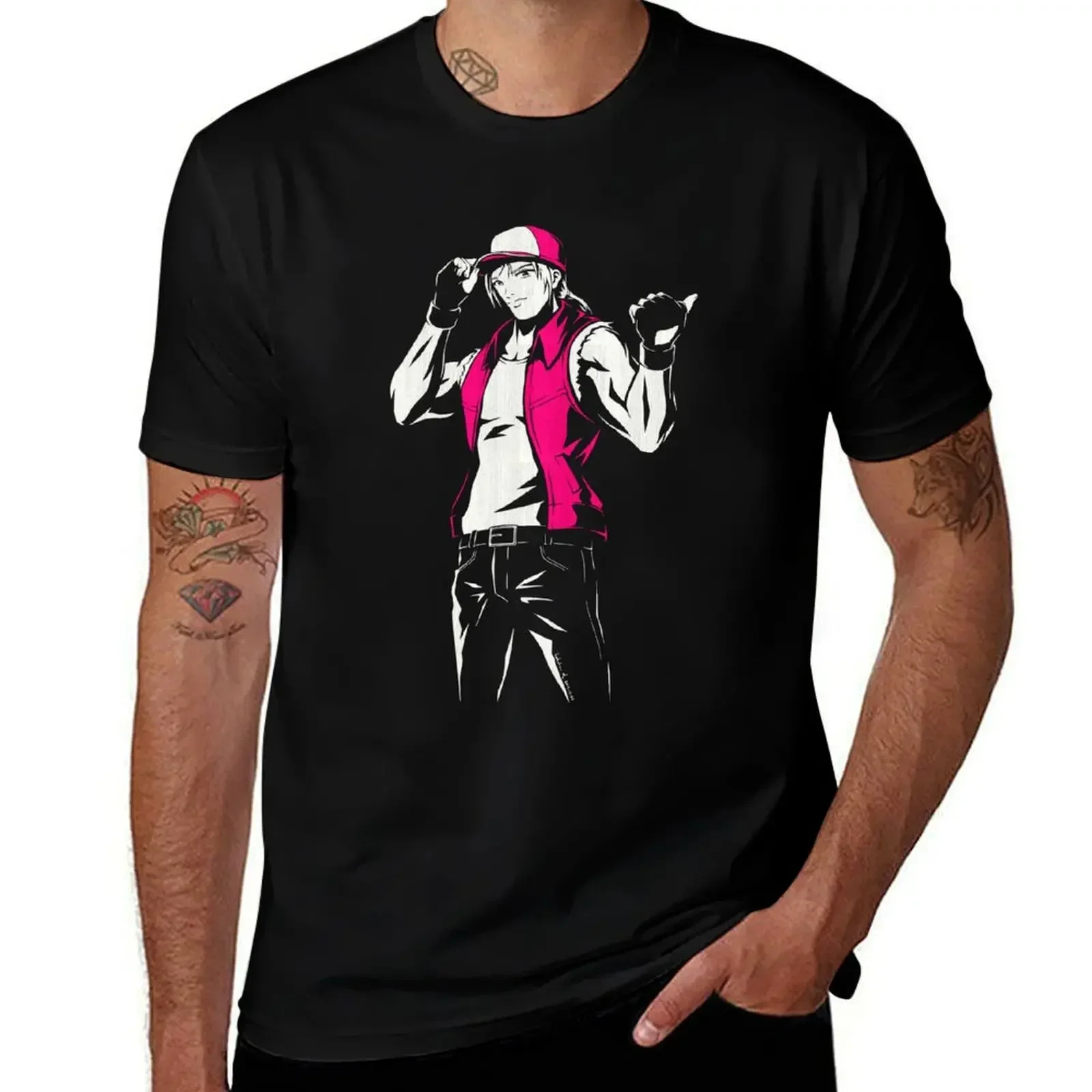 Terry Bogard T-Shirt valentines clothes tshirts personalised man clothes heavyweight t shirts for men