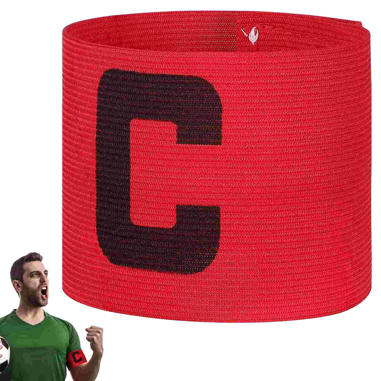 

Captain Armband Football Armbands Adjustable Shin Pads Soccer Nylon Child Hombre