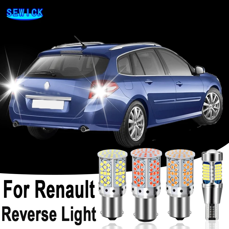 2pcs LED For Renault Laguna 1 2 3 Kangoo Avantime Alaskan Grand Scenic Master Modus Sandero Reverse Light Lamp Canbus