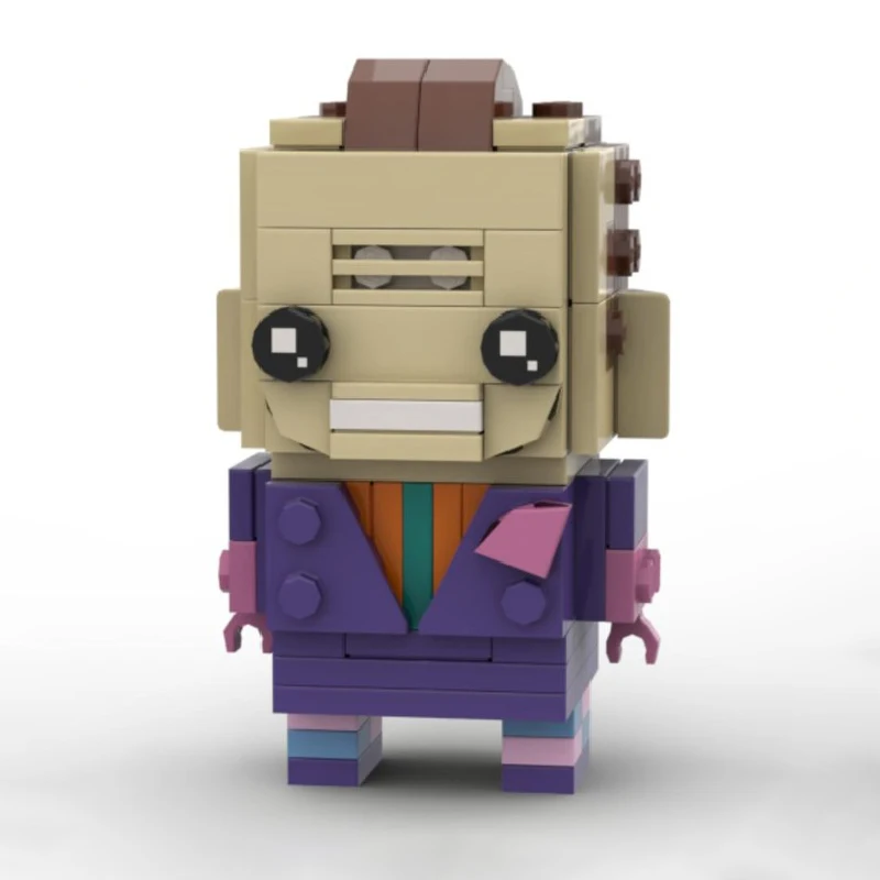 306 Pcs MOC Purple Suit Jacket Character Model DIY Building Blocks Technology Assembly Creative Types Toys Kids Birthday Gifts