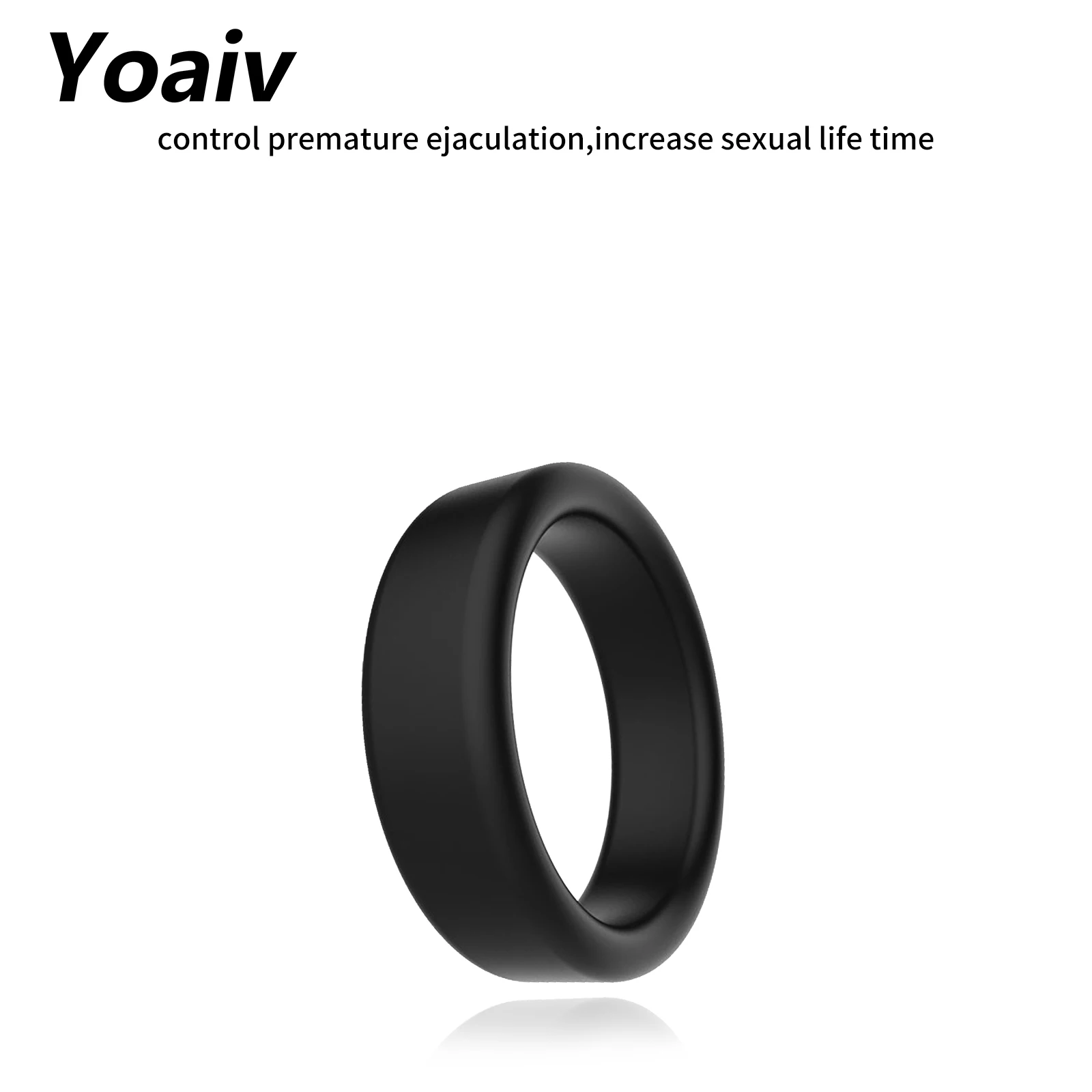 Yoaiv Cock Penis Ring Sex Toys Trainer Enlargement Semen Lock Ring Delayed Ejaculation Stimulator for Men Masturbation Adults 18