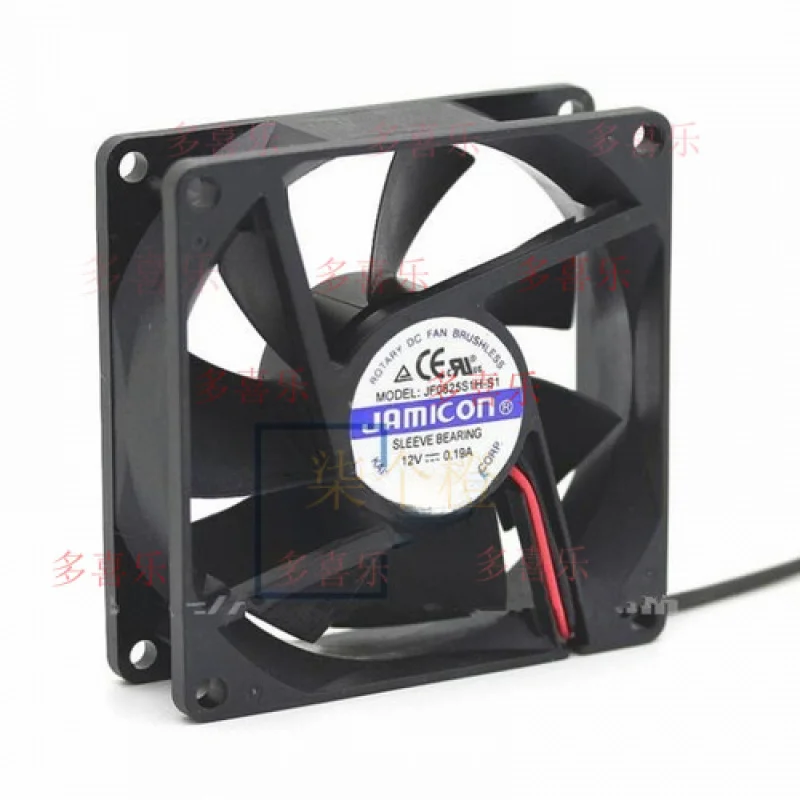 

ZMZM 1 шт. новый для JAMICON JF0825S1H-S 12 В 0,19 А 8025 8 см вентилятор охлаждения корпуса 2-проводной