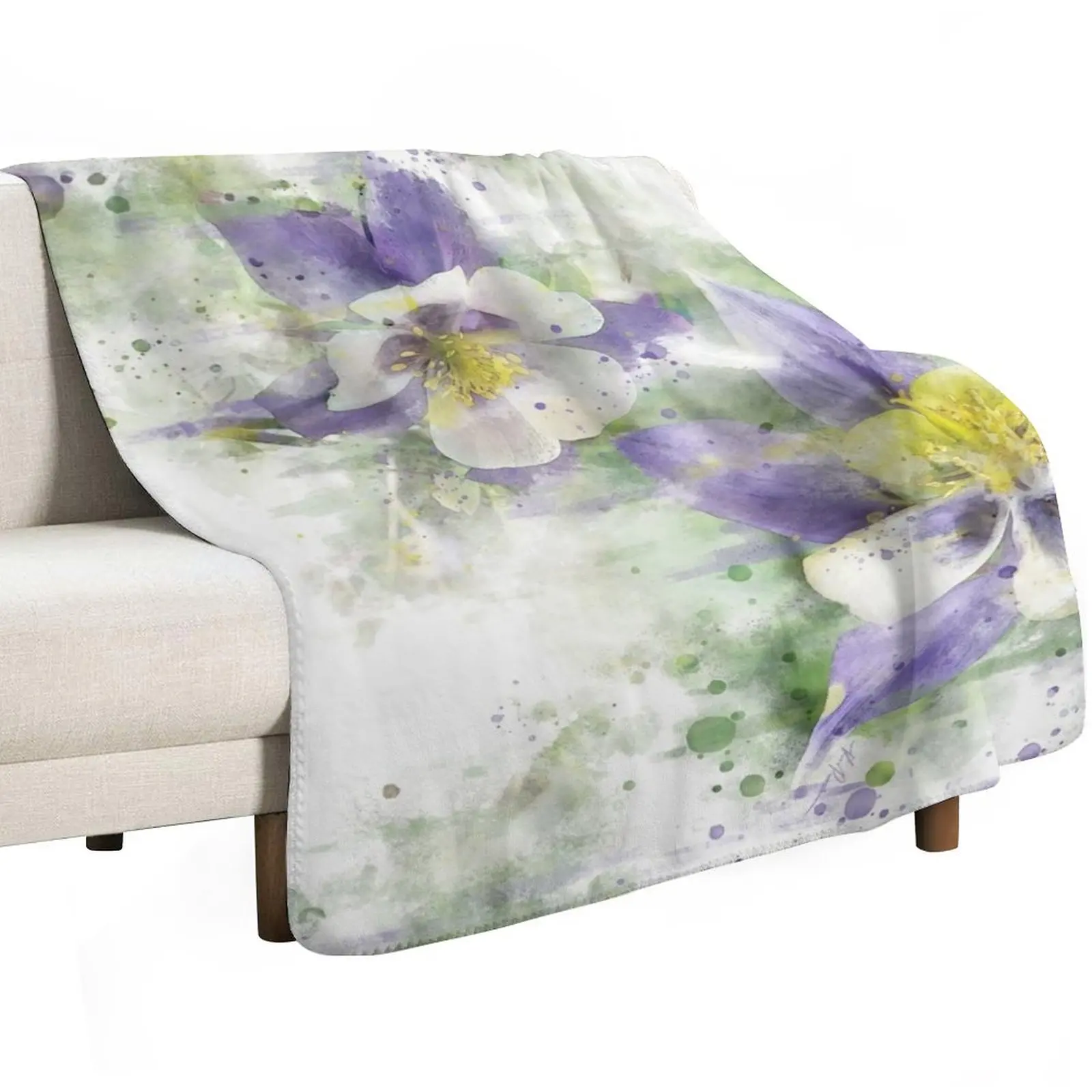 Colorado Columbines Throw Blanket blankets and throws manga heavy to sleep Soft Beds christmas decoration Luxury Brand Blankets