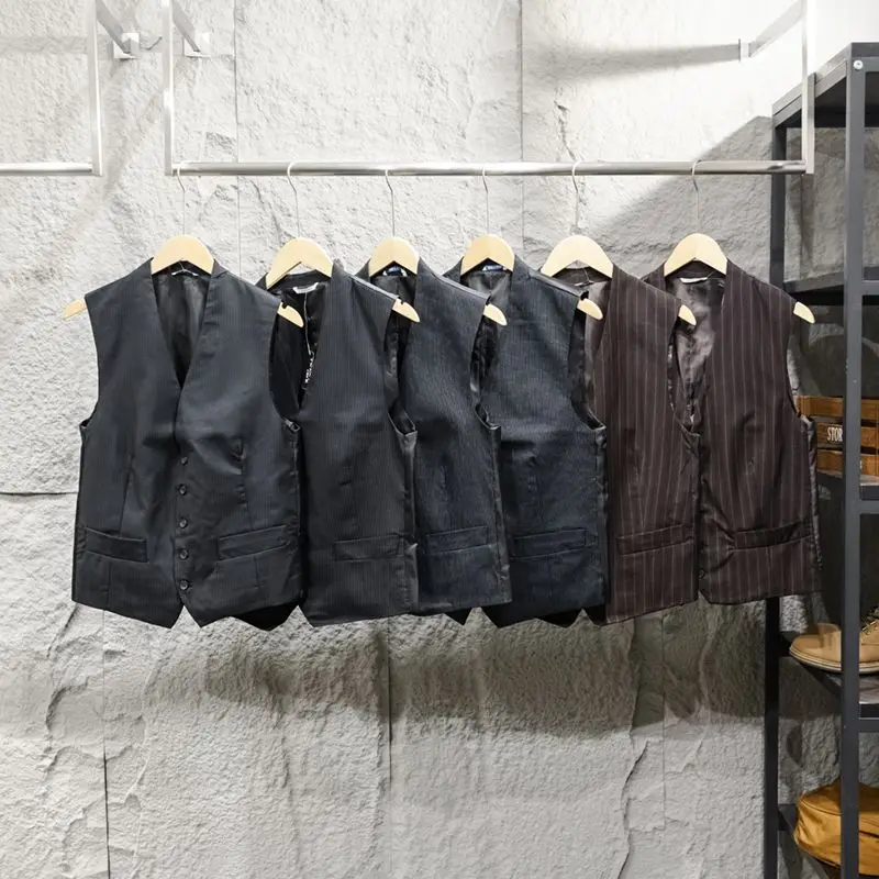 

Vests Waistcoats Thin Womens Knitted Woman Autumn Blocking Contrasting Spliced Layered Edge Artistic National Detail Patchwork