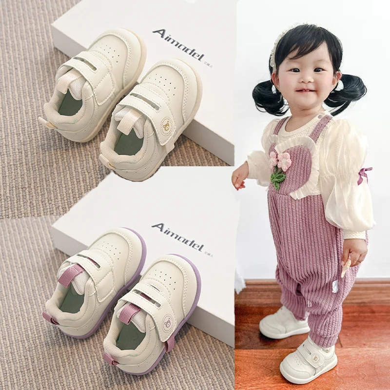 

2025 г., новый дизайн, обувь для малышей, модная тенденция, детская обувь унисекс, удобная детская обувь на нескользящей мягкой подошве