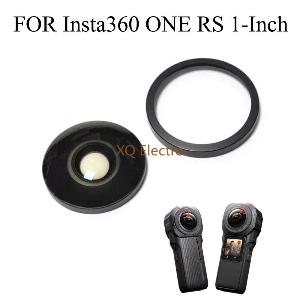 New 1PCS Original Lens Glass Optical Fish Eye Part FOR Insta360 ONE RS 1-Inch Sport Camera Repair Replacement
