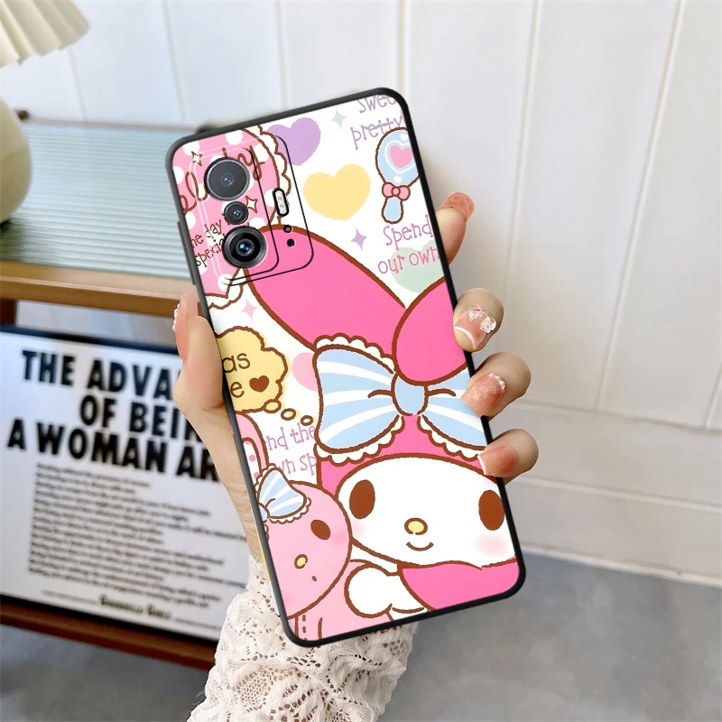 حافظة لهاتف Xiaomi Mi 15 11 Lite 11T Pro 12T 14 Pro 12 Lite 12x 10T 13Lite من كارتون تريو ميلودي Jade Guigou