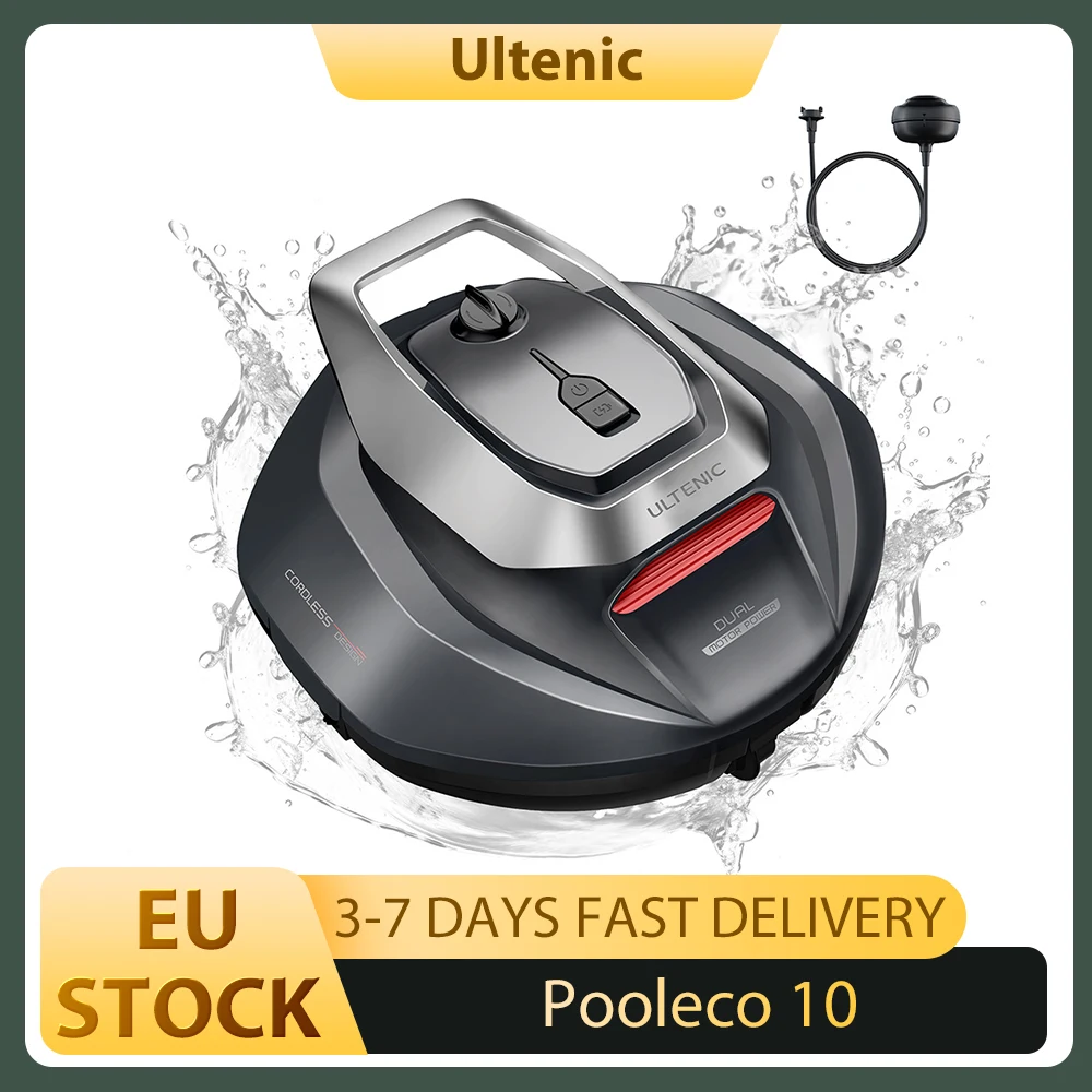 Ultenic Pooleco 10 Roboter-Poolreiniger, 90 Minuten Laufzeit, 5200mAh …
