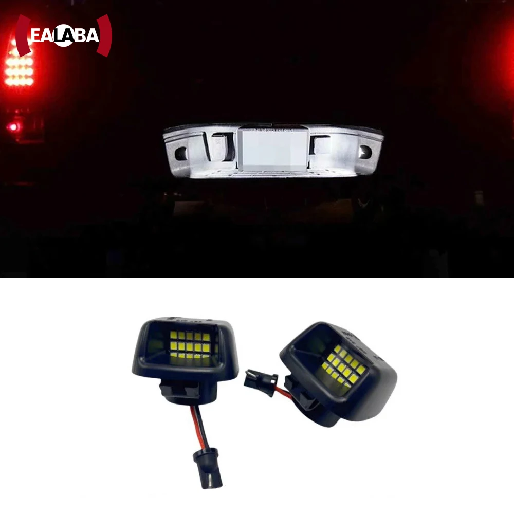 2pcs License Plate Light Led Number Lamp For Chevrolet Silverado 1500 2500 3500 Avalanche GMC Sierra Suburban Cadillac Escalade