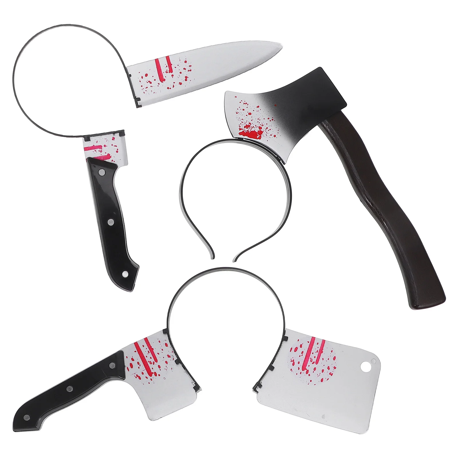 3 Pcs Hair Accessories Miss Halloween Costumes Alien Headpiece Zombie Hoop Trick