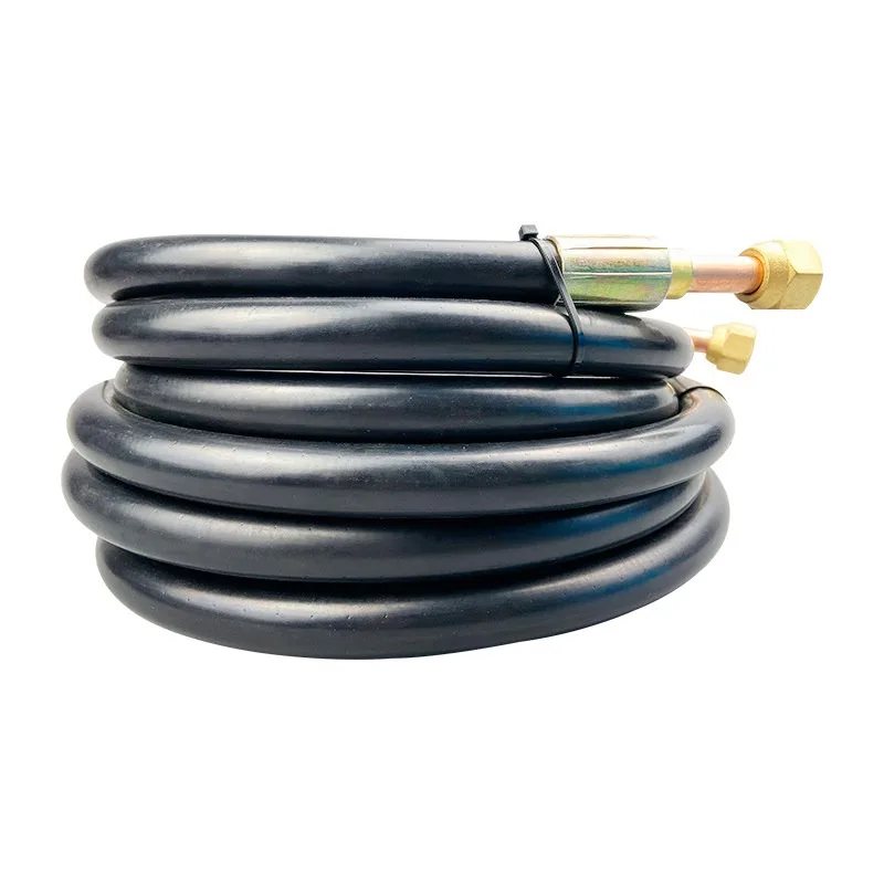 High Pressure Refrigerant Service Hose R410, Heat Resistant AC Connection Pipe for Household & Vehicle Air Conditioner Testing