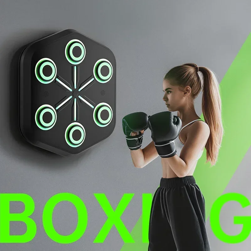 Factory Onepunch New Upgraded Wall Mounted Smart Electronic Boxing Equipment Music Punching Machine Boxing Target