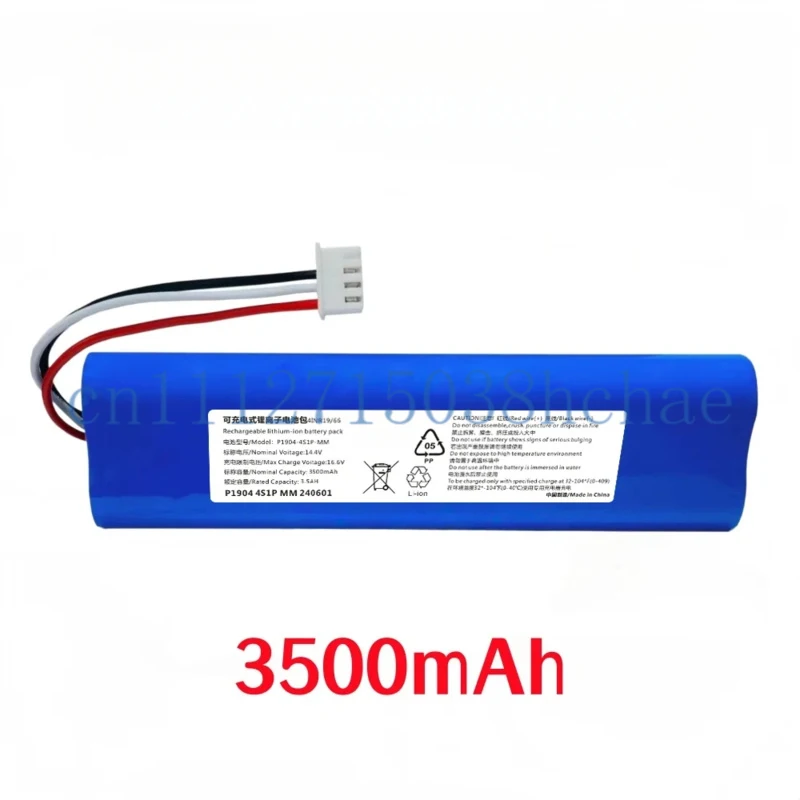 12800mAh Replacement Battery for Ecovacs Deebot Ozmo 900 901 905 920 930 937 N8 Pro Robot Vacuum Cleaner 14.4V Li - ION Battery