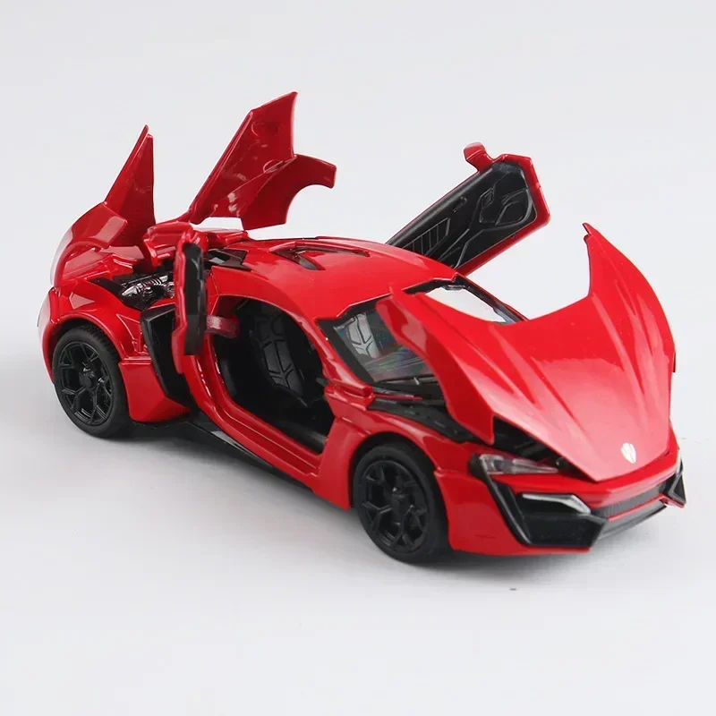 

Car For Children Simulation Exquisite Diecasts & Toy Vehicles Lykan Hypersport MINIAUTO 1:32 Alloy Collection Model Kids Toys