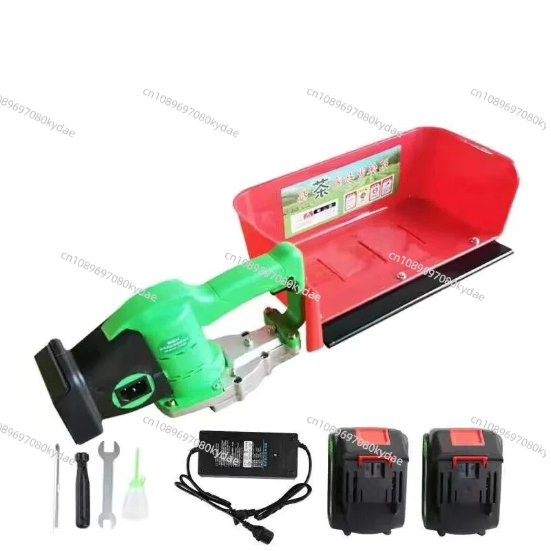 800W Brushless Electric Tea Picker Portable Battery Powered Handheld Tea Harvester Garden Tea Leaf Picking Tool