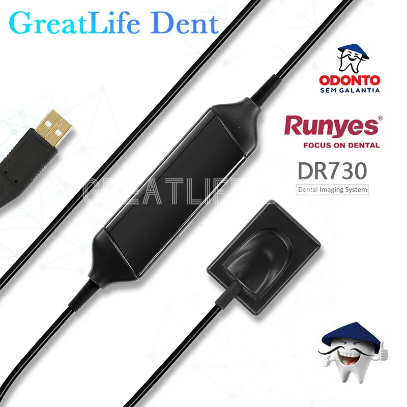 

GreatLife Dent Original APS CMOS IP68 Waterproof Digital Dental X Ray Sensor Dental Runyes TWAIN Driver Rvg X-Ray Sensor Image