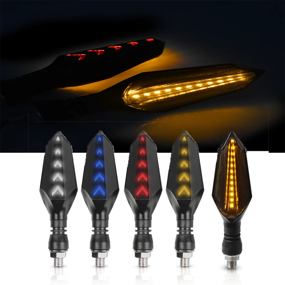 

2PCS FOR YAMAHA MT 03 MT 07 FZ 07 FJ07 FJ 09 MT-10 FZ1 FAZER FZ6 FAZER FZ6R Motorcycle Turn Signal Light Flashing 12 LED lights