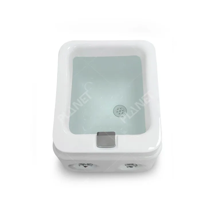 Beauty Salon Pedicure Shop Acrylic Simple Foot Basin Ceramic Massage Spa Pedicure For Hotel Commercial Use