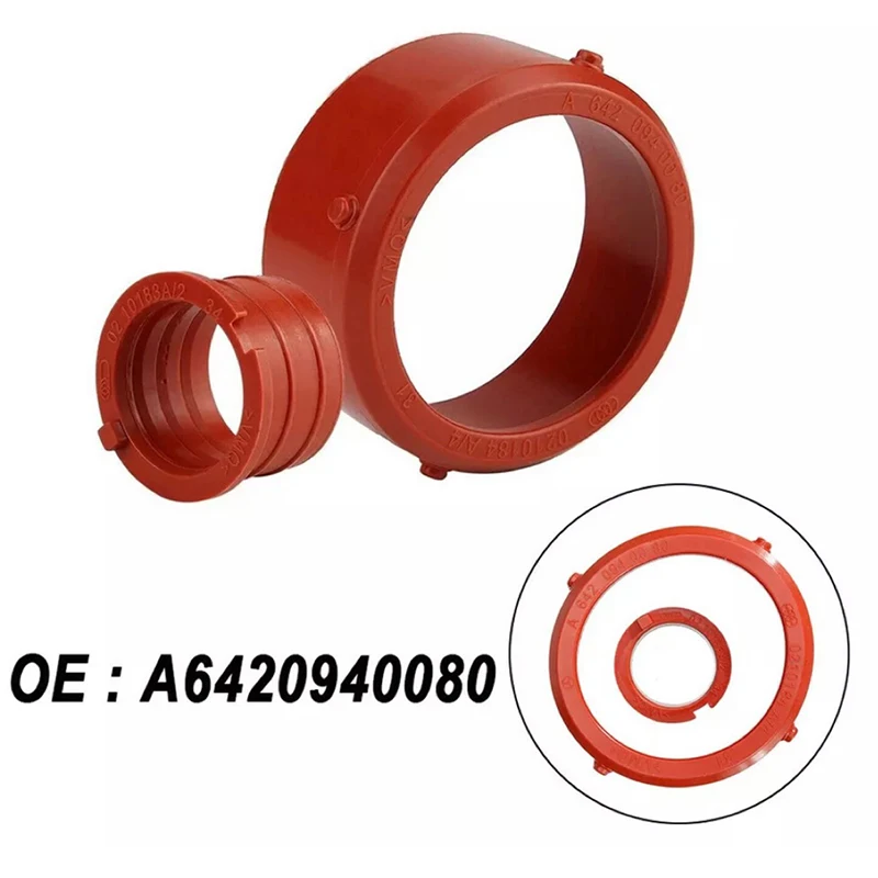 For Mercedes-Benz OM642 6420940480 A6420940080 6420940580 Turbine Seal Set Turbo  Breather Intake Seal Replacement Accessories