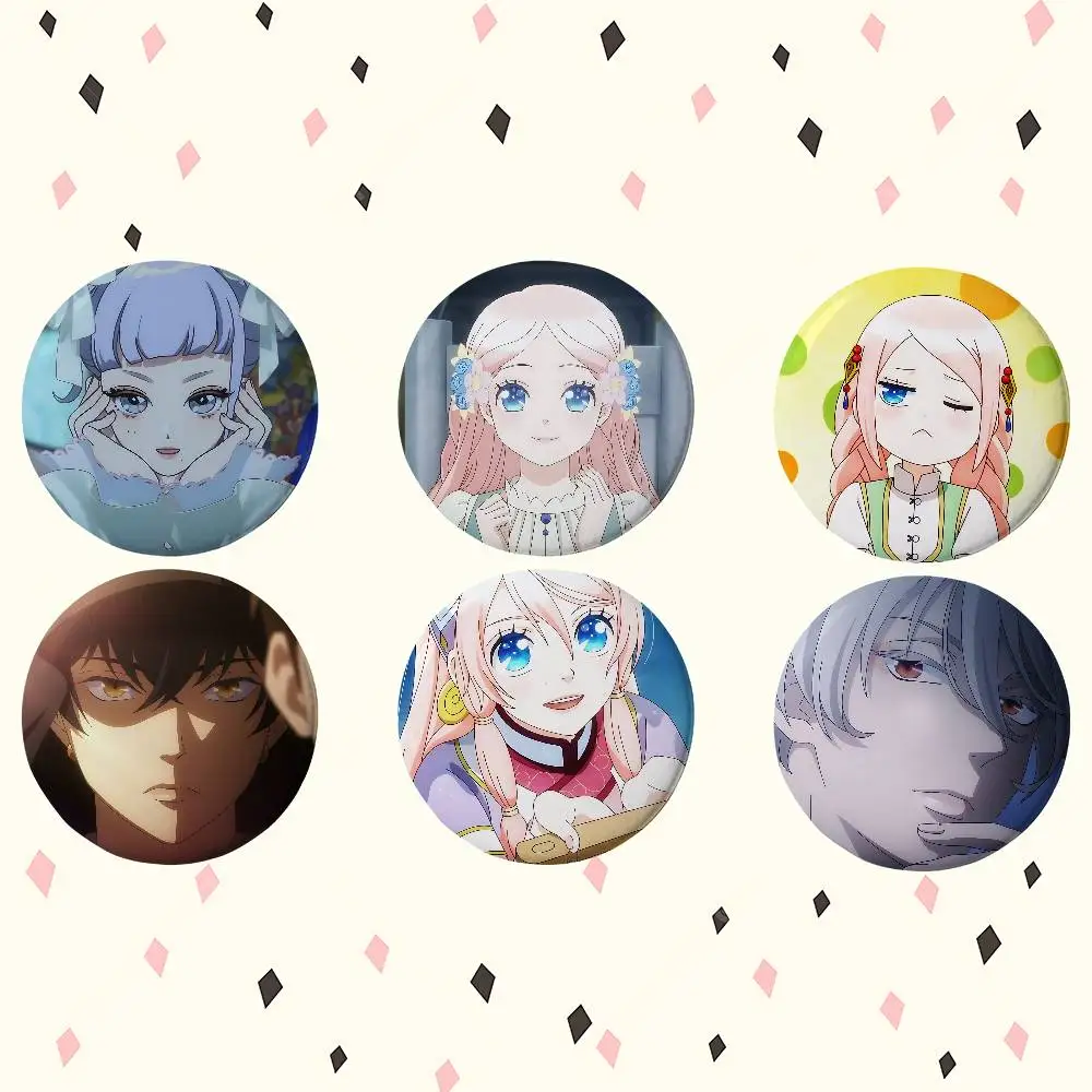 Cartoon Nina Die Sternenhafte Braut Anime Runde Laser-Brosche Cartoon-Anstecknadel Kleidung Rucksack Accessoires Reversnadel
