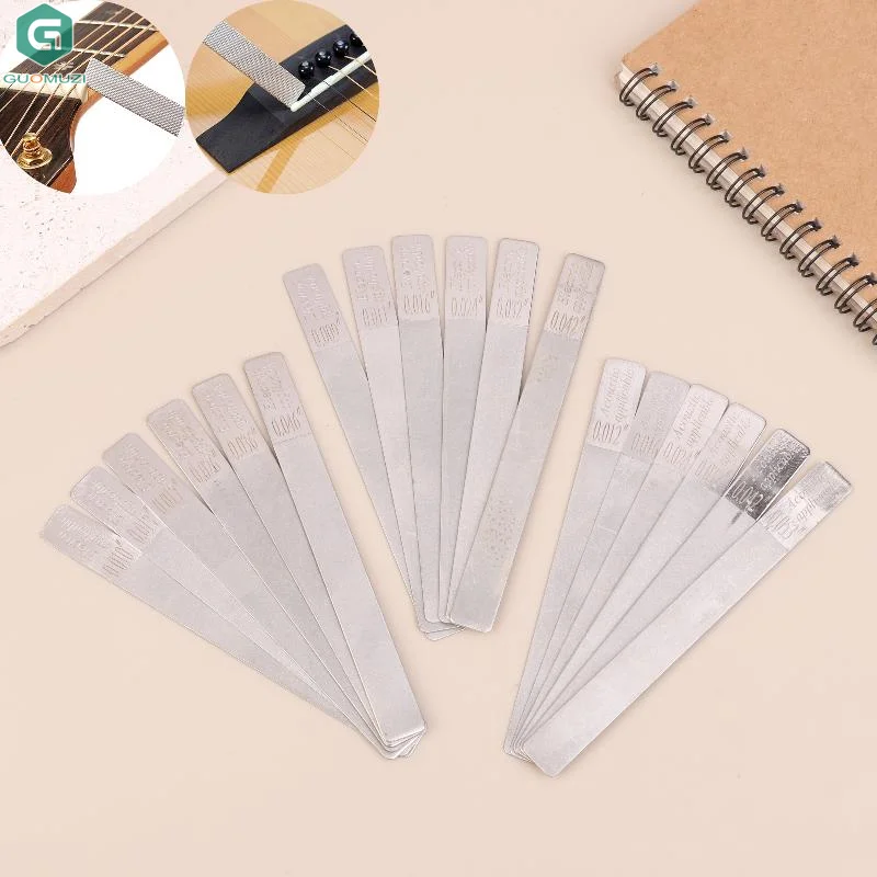 

Набор из 6 металлических напильников для грифа гитары, для электрогитары и бас-гитары, инструмент для ремонта гитары, для регулировки расстояния между струнами и шлифовки нута