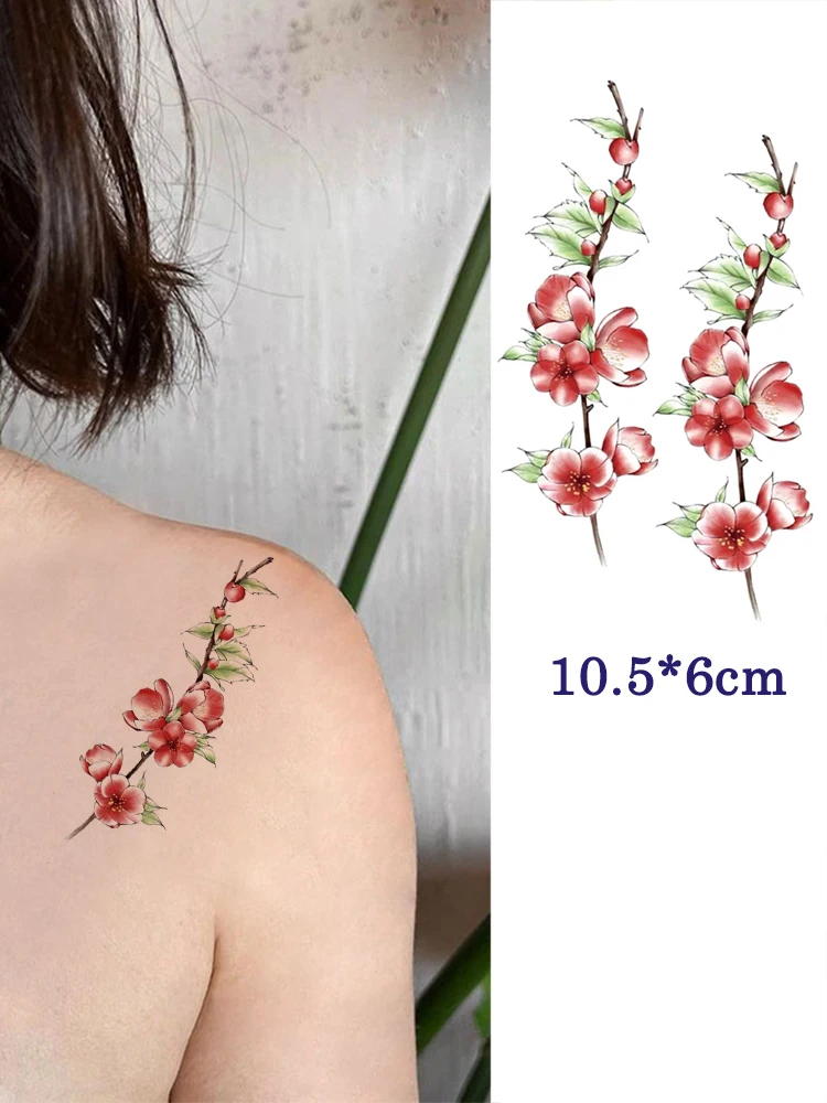 Waterproof Temporary Tattoo Sticker Star Moon Waves Bracelet Flash Tatoo Festivals Floral Fake Tatto Bird for Body Art Women Men