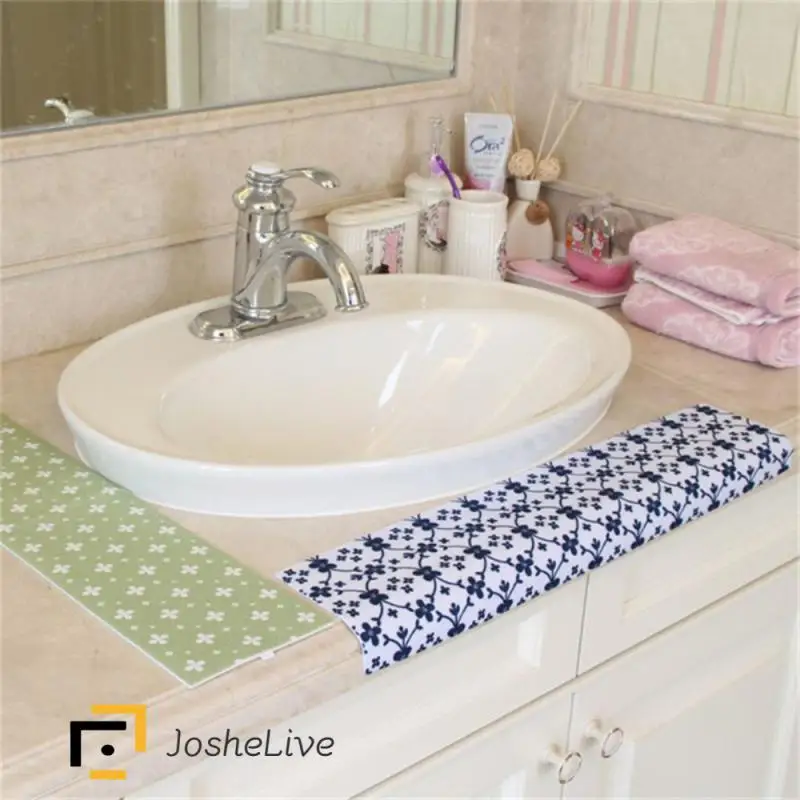 Non-marking Stickers Electrostatic Adhesive Kitchen Sink For Bathroom Wash Table Bathroom Gadgets Hygroscopic Stickers